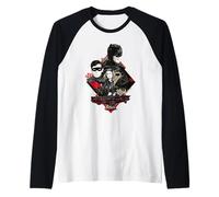 Batman Classic TV Series Illustrated Diamond Camiseta Manga Raglan