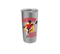 Batman Classic TV Series Robin Vintage Boy Wonder Vaso térmico de acero inoxidable de doble pared