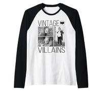Batman Classic TV Series Vintage Villains Camiseta Manga Raglan