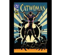 Batman Comic Covers (Comic Catwoman) Collector Print (Framed) NUEVO