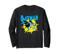 Batman Crimen Fighter Hero Icon Vintage Comic Panel Manga Larga