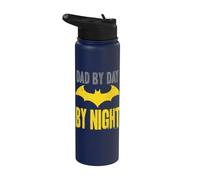 Batman Dad by Day Stainless Steel Insulated Water Bottle