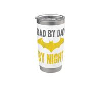 Batman Dad by Day Vaso térmico de acero inoxidable de doble pared