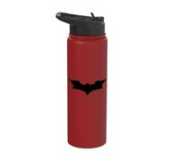Batman Dark Knight Cracked Bat Logo Stainless Steel Insulated Water Bottle