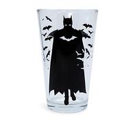 Batman DC Comics - Vaso de pinta con logotipo de la película | Vaso de cerveza tradicional para licor, bebidas, bebidas de pub, decoración de utensilios de bar para el hogar, artículos esenciales de