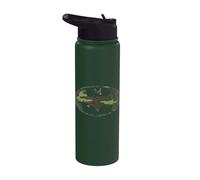Batman Distressed Camo Shield Stainless Steel Insulated Water Bottle
