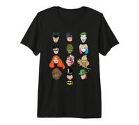 Batman Face Grid Camiseta Premium