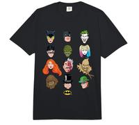 Batman Face Grid Comfort Colors Adult Heavyweight T-Shirt