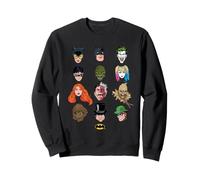 Batman Face Grid Sudadera