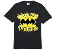 Batman Father's Day My Dad Is Batman Comfort Colors Adult Heavyweight T-Shirt