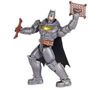 DC Batman - Figura Batman 30 CM Deluxe Comics - Muñeco Batman 30 cm Articulado con 5 Accesorios y + 20 Sonidos - 6064833 - Superhéroes Juguetes niños 3 años +