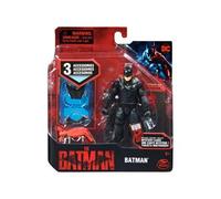 DC The Batman - Figura Batman 10 CM Comics - Muñeco Batman 10 cm Articulado con 3 Accesorios y 1 Tarjeta Misteriosa - Figura Oficial de la Película - 6061619 - Juguetes Niños 3 Años +