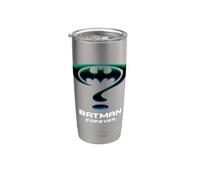 Batman Forever Logo with Title Vaso térmico de acero inoxidable de doble pared