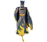 Batman - Globo de aluminio de Mylar Minishape moldeado (36 cm, 14 pulgadas), original DC Comics