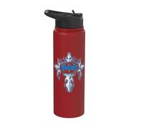 Batman Gothic Steel Logo Stainless Steel Insulated Water Bottle