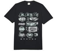 Batman Grunge Logos Comfort Colors Adult Heavyweight T-Shirt