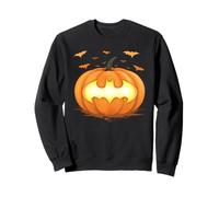 Batman Halloween Jack-o-Lantern Pumpkin Logo Sudadera