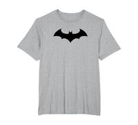 Batman Hush Black Logo Camiseta, Hombre Tallas Grandes, Gris Jaspeado, 3X Alto