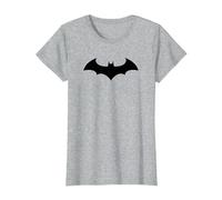 Batman Hush Black Logo Camiseta, Mujer, Gris Jaspeado, L