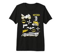 Batman Icons and Gadgets Camiseta Premium