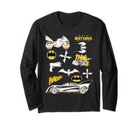 Batman Icons and Gadgets Manga Larga