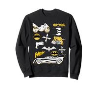 Batman Icons and Gadgets Sudadera