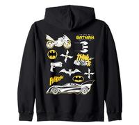 Batman Icons and Gadgets Sudadera con Capucha