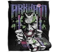 Batman Joker Arkham Haha Manta súper Suave con Tacto Sedoso - 152 x 127 cm