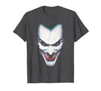 Batman Joker Portrait Camiseta, Hombre, Jaspeado Oscuro, M