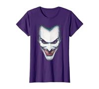 Batman Joker Portrait Camiseta, Mujer, Morado, XS