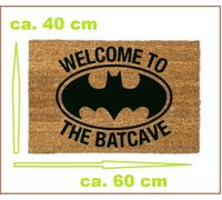 Batman La Batcueva Felpudo Alfombra De Coco 60x40cm