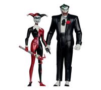 McFarlane Juguetes - Batman: La Serie Animada Harley Quinn y el Joker (Mad Love 2 Unidades) Figuras de acción de 6 Pulgadas, Etiqueta Dorada