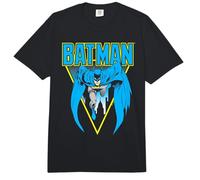 Batman Leaping Over Gotham Comfort Colors Adult Heavyweight T-Shirt