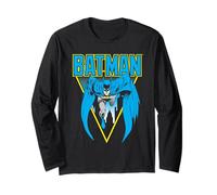 Batman Leaping Over Gotham Manga Larga