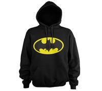 BATMAN Licenciado Oficialmente Signal Logo Sudaderas con Capucha (Negro), Large