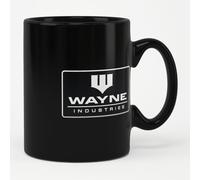 BATMAN Licenciado oficialmente Wayne Industries Taza cerámica de café (Negro)