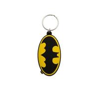 Batman - Llavero con símbolo, 4 x 6 x 1,3 cm, Caucho