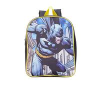 Batman - Mochila infantil negra Gotham Knight DC para preescolar, Black, Mochilas