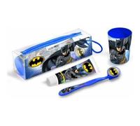 Batman Set Infantil De Higiene Dental Con Neceser, Pasta De Dientes 75Ml, Cepillo Dental Con Capuchón Y Vaso Decorado 160 g
