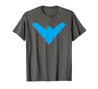 Batman Nightwing Symbol Camiseta, Hombre, Asfalto, 3XL