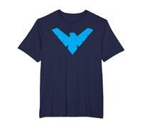 Batman Nightwing Symbol Camiseta, Hombre Tallas Grandes, Azul Marino, 4X Alto