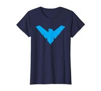 Batman Nightwing Symbol Camiseta, Mujer, Azul Marino, M