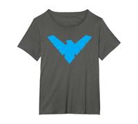 Batman Nightwing Symbol Camiseta, Mujer Tallas Grandes, Asfalto, 4XL Grande