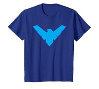 Batman Nightwing Symbol Camiseta, Niños, Azul Real, 3 años