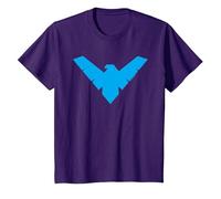 Batman Nightwing Symbol Camiseta, Niños, Morado, 4 años