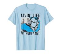 Batman Nightwing Without a Net Camiseta, Hombre, Azul Bebé, S