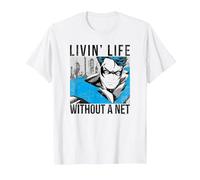 Batman Nightwing Without a Net Camiseta, Hombre, Blanco, M