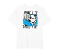 Batman Nightwing Without a Net Camiseta, Hombre Tallas Grandes, Blanco, 4X Alto