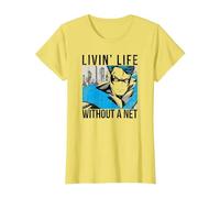 Batman Nightwing Without a Net Camiseta, Mujer, Limón, 3XL