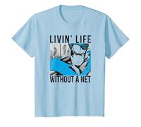 Batman Nightwing Without a Net Camiseta, Niños, Azul Bebé, 12 años